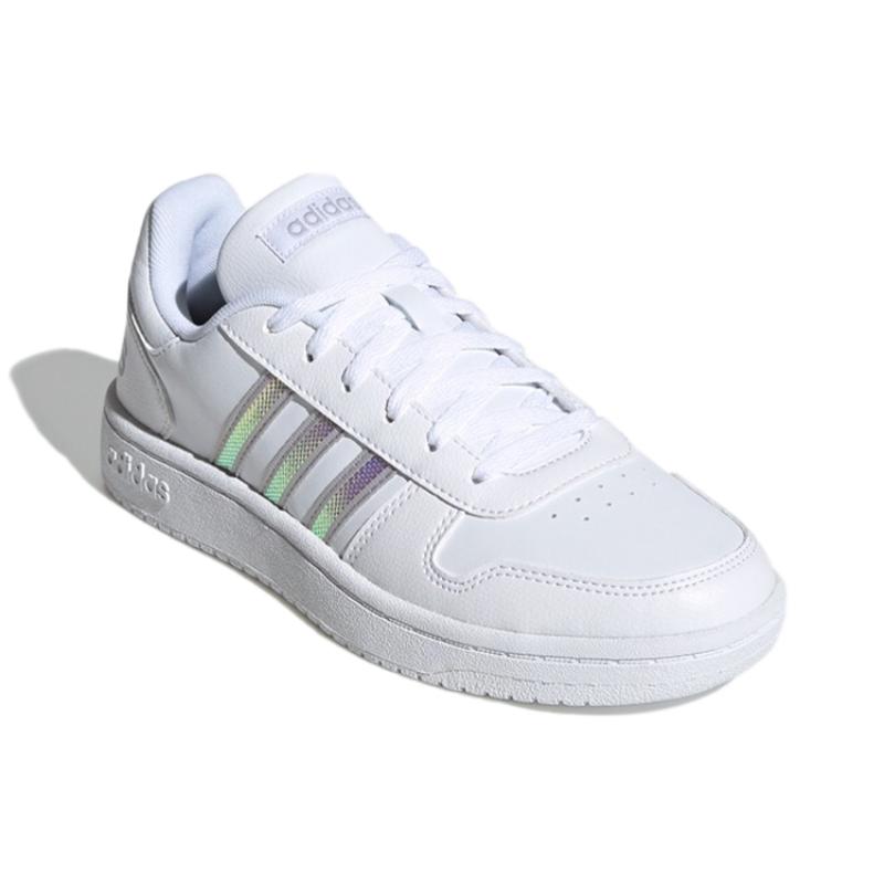 Adidas Hoops 2.0 'White Silver' Women's Sneakers FW3535