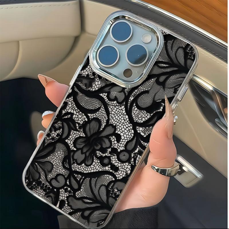 Handyhülle Für Google Pixel 10 9 8 7 8A 9A XL Pro 4G 5G Transparent Weiches Silikon TPU Rückseite Luxuriös Sexy Spitze Muster