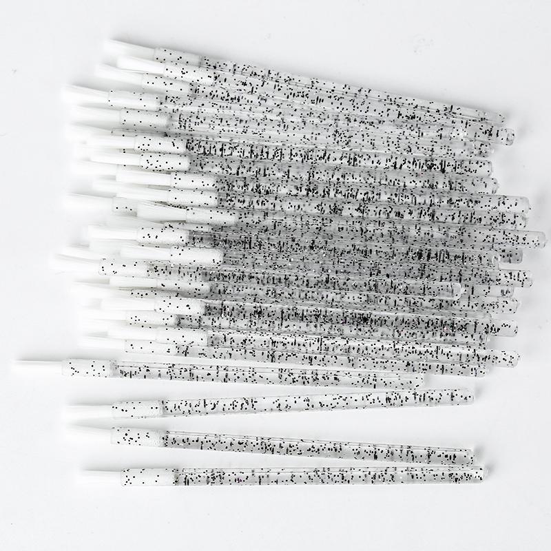 50/100Pcs Nylon Eyelash Brush Disposable Mascara Lip Glossy Wand Microbrush Applicator Lashes Extension Accessories Makeup Tools