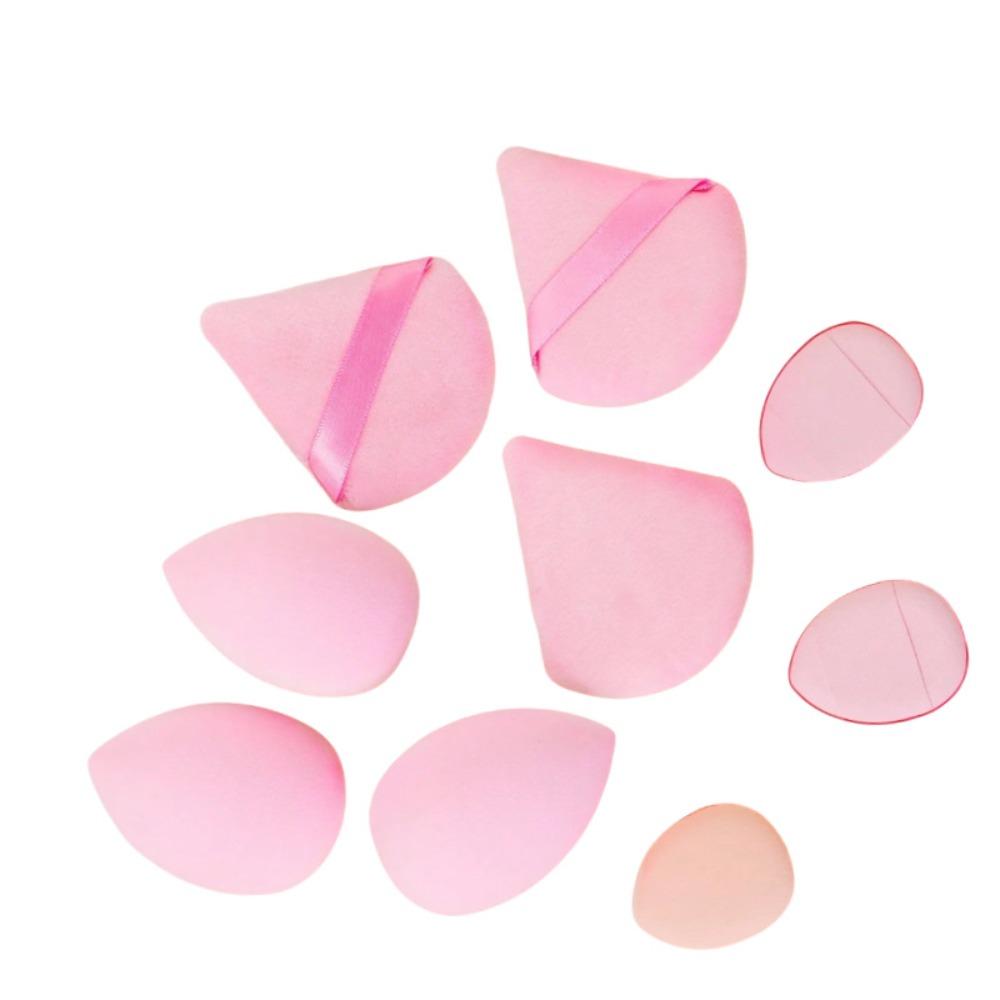 9Pcs Makeup Sponge Set Dual Use Contour Highlight Sponge for Liquid Cream Powder All Skin Types Cosmetic Accessories