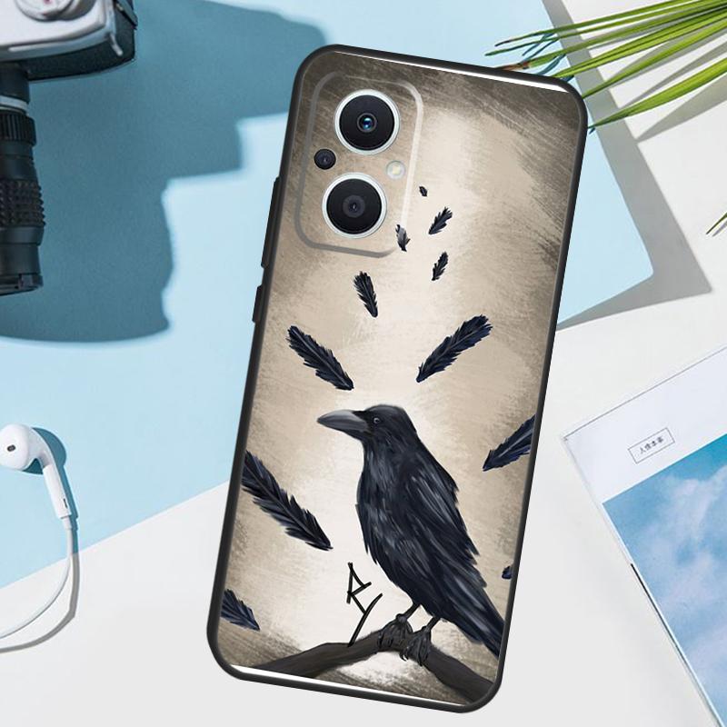 The Raven Halloween Cover For OPPO Reno 12F 11F 13F 14F 8T 7 8 Lite 10 11 12 13 14 OPPO Find X9 X8 X6 X5 Pro Case