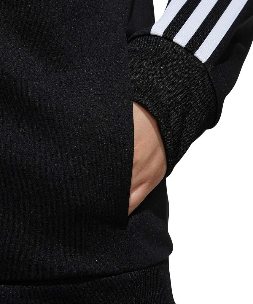 Adidas MUSTHAVES Jacket FYJ03 Legend Ink Japan Size to Japanese Size 3-Stripes Warm-Up [Women's] F17/White (ED1612) J/S (equivalent S)