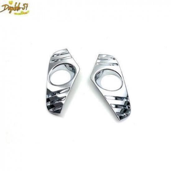 Chrome Car Exterior Front Fog Light Lamp Cover Trim For Toyota RAV4  New