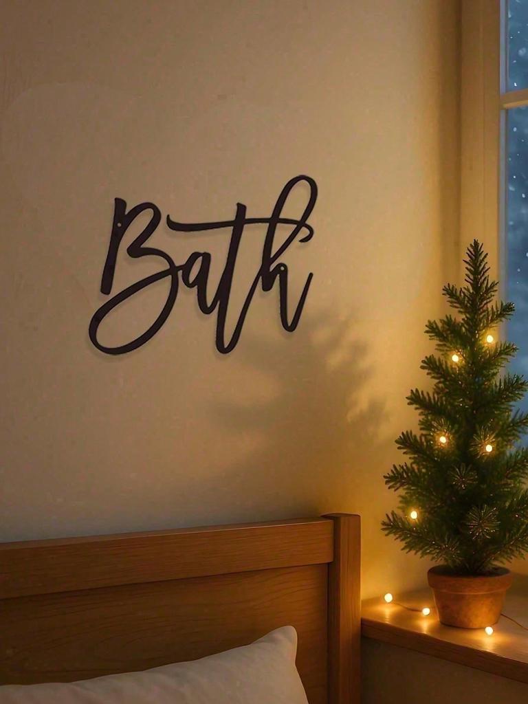 Vintage Metal Wall Sign Rustic Farmhouse Decor Waterproof Plaque Shabby Chic Wall Art Gift