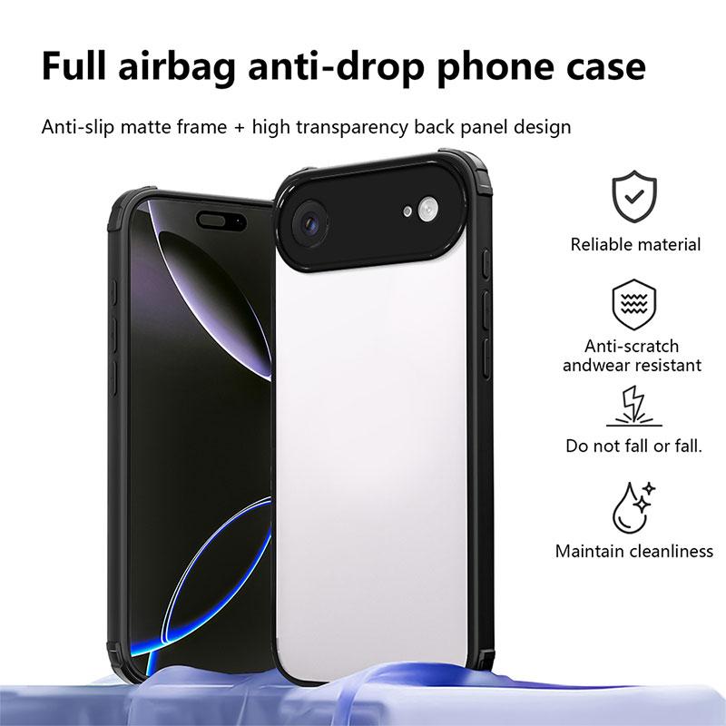 Shockproof Case For Iphone 17 Air Hard Back Cover For Iphone 17 AIR TPU + PC Bumper Protective Clear Capa Iphone17air Coque