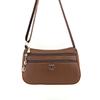 Spring new multi-layer zipper single shoulder women's small bag trend oblique span shell bag large capacity