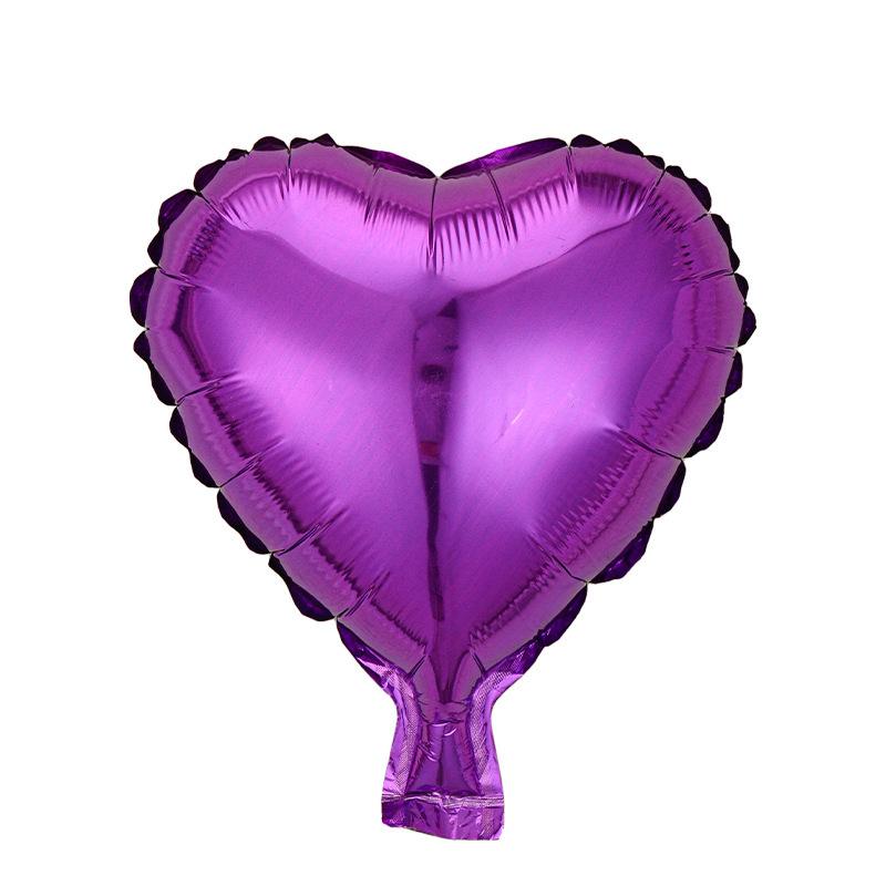 5 Inch Light Plate Love Pentagram Aluminum Film Balloon Small Peach Heart Star Balloon Birthday Wedding Party Decoration