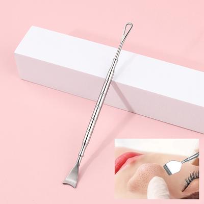 Herramienta para eliminar puntos negros y espinillas, agujas para exprimir el acné, cuchara para limpieza facial, Extractor de comedones, limpiador de poros
