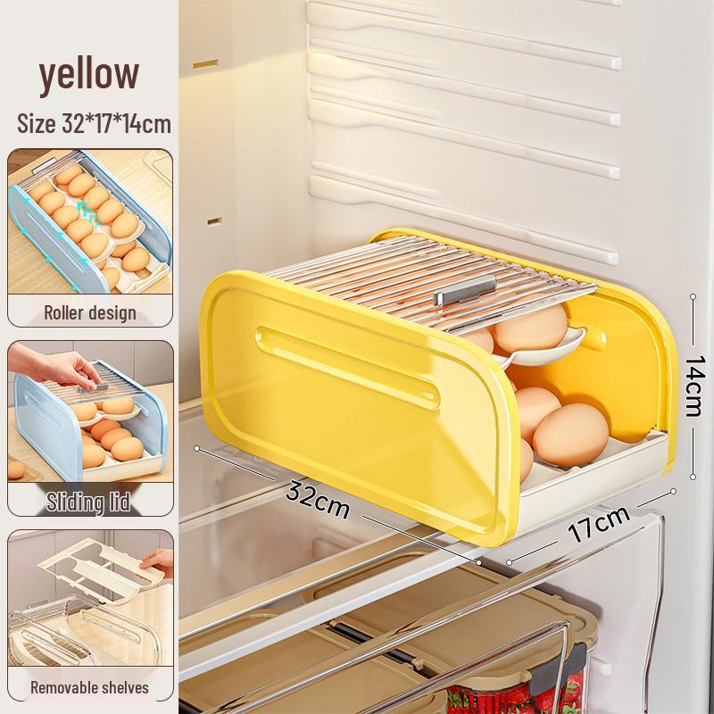 Double-Layer Sliding Egg Storage Box with Automatic Replenishment 1930₽