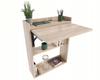 Klappschreibtisch Sonoma-Eiche Wandtisch für Arbeitszimmer Büro Wohnzimmer Mk