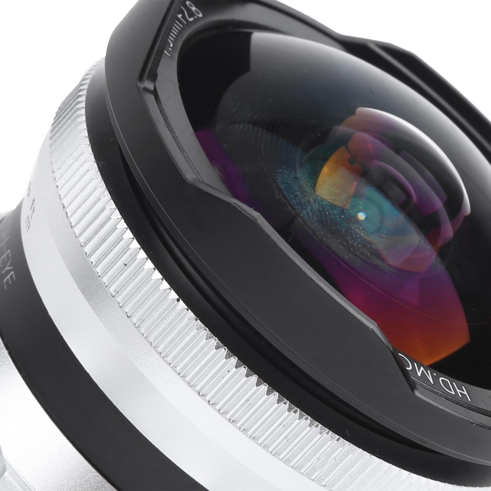 

7.5mm F2.8 FX Mount Wide Angle Fisheye Scenery Lens for Fuji XT4CelsiusXT3CelsiusXT30CelsiusXS10(black )