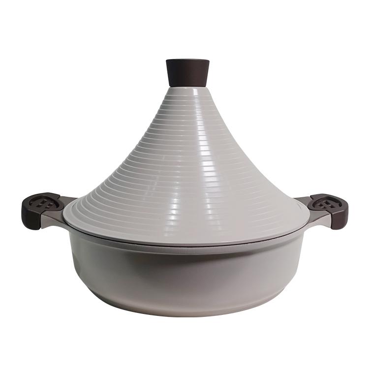 

32Cm Hot Selling Cast Metal Taji Pot Classic Design Cookware for Soup Kitchen Tools 3-4L белый