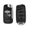 KEYYOU Replacement Modified For Honda Accord CRV S2000 Civic ODYSSEY Fob 2 Buttons HON66 / Right Blade Car Key Shell Flip Case