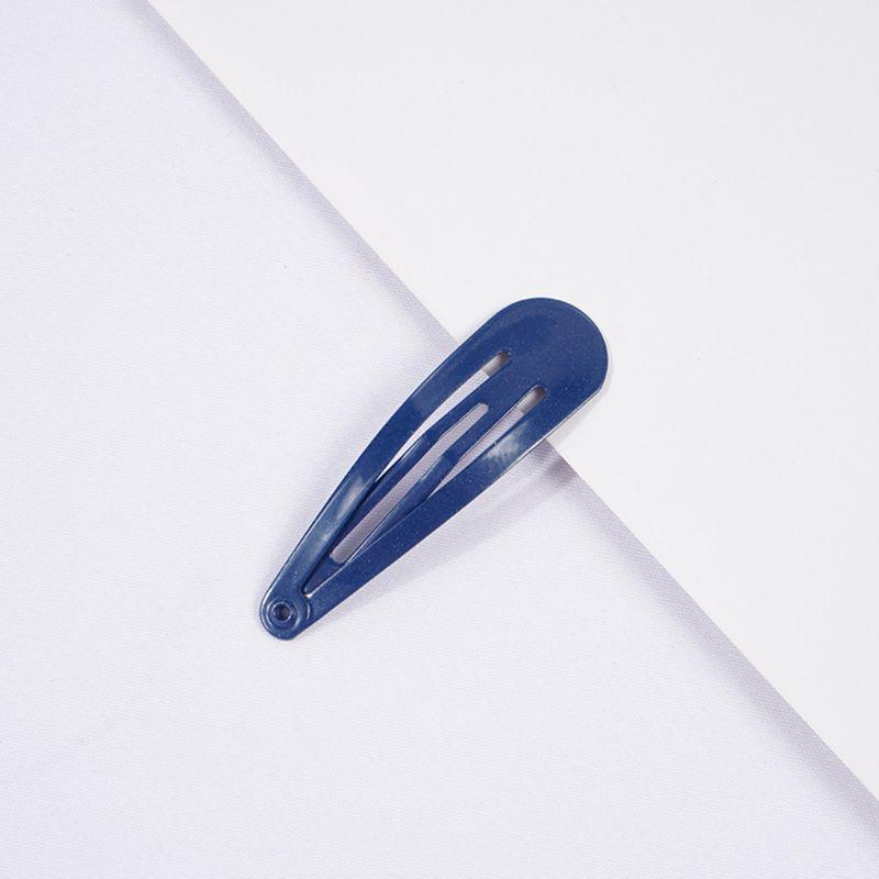 20Pcs 5cm Children Snap Barrette Baking Paint Macaron BB Hair Clip Princess Birthday Hair Styling