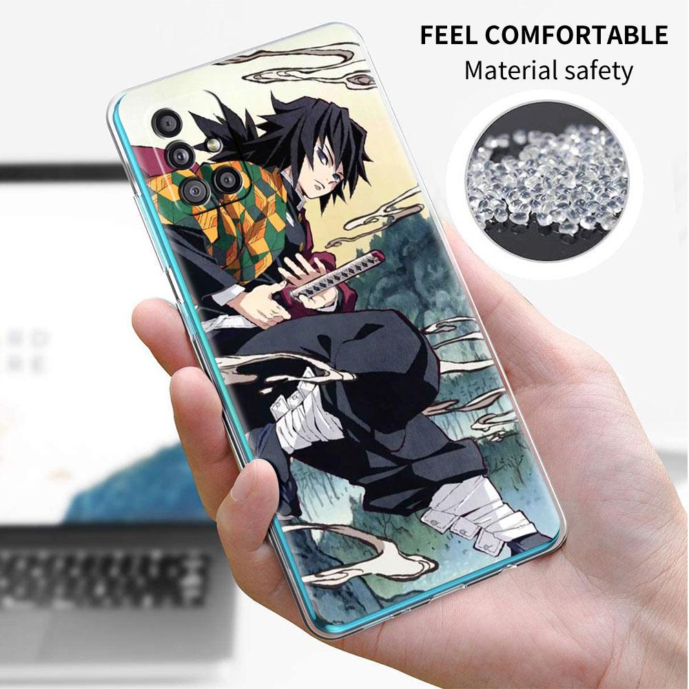 Carcasă Demon Slayer Zenitsu Kaigaku pentru Samsung Galaxy A52 A32 A12 A71 A21s A22 A51 A50 A23 A31 A50 A41 A72 telefon moale funda capac