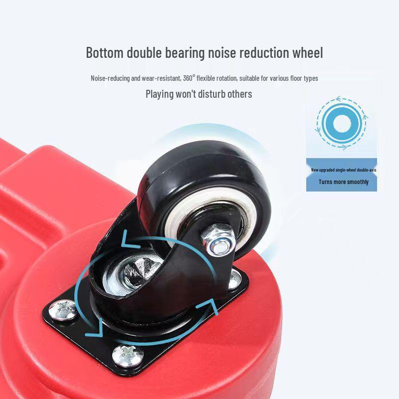 Children's Sensory Integration Scooter: Four-Wheeled Vestibular Balance Board for Crawling and Fitness.