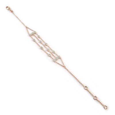 [P0551] - Rose Gold 'Sissi' Gold Plated Bracelet