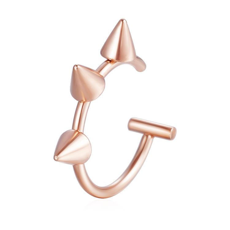 

Европейские и американские ювелирные изделия из нержавеющей стали без отверстий, поддельное кольцо для губ, зажим для губ, трансграничная электронная коммерция, поставка, кольцо для носа, ювелирные изделия для прокола губ