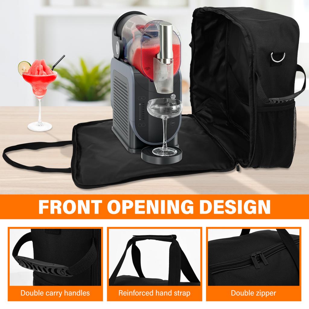 Carrying Bag for Slushie Machine Compatible FS301 FS299 FS300 Waterproof Padded Travel Case Portable Tote Bag Dust Cover