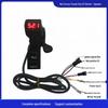 Red Screen Thumb Grip & Horn Voltage Display Electric Scooter Throttle