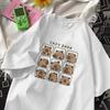 Capybara Print Tshirts Unisex Unisexga Graphic Y2K Tee Harajuku Top Female Japanese Unisexga Designer Clothing