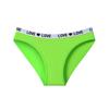 Women's Seamless Low- Letter Print Bikini Panties for Sports and Casual Wear