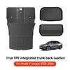 YZ for Tesla Model Y Juniper 2026 Floor Mats with Door Sill Protection Strips All-weather Floor Liner Cargo Mat Trunk Backrest