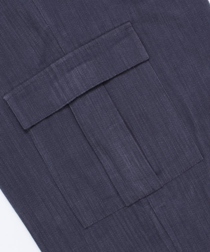 CAMEL WORK No.353 Structured Cargo Pants (Purple)