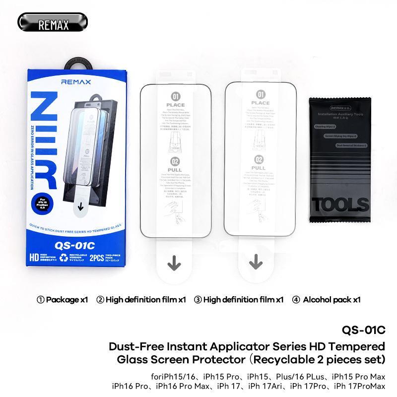 Remax Tempered Glass Screen Protector for iPhone 17 Series