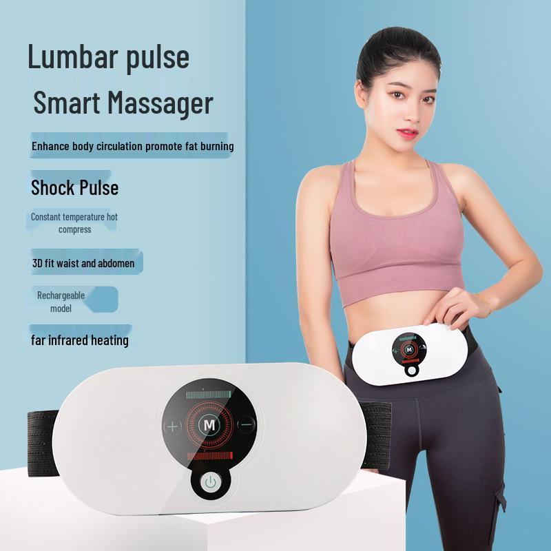 Smart Pulse Heated Abdominal Massage Waistband for Home Use