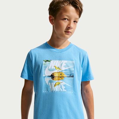 Nike Kids T Shirts Crew Neck Moderate Stretch M