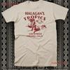 Retro Tiki Bar T Shirt Restaurant Halagans Tropics Cocktails Fresno CA Vintage Washed Soft Slightly Graphic Stylish Breathable