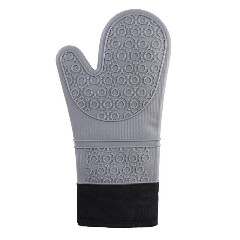1/2Pcs Professional Oven Gloves Heat Resistant Silicone Gloves Oven Mitts Non-Slip Cooking Barbecue Gants With Soft Inner Lining