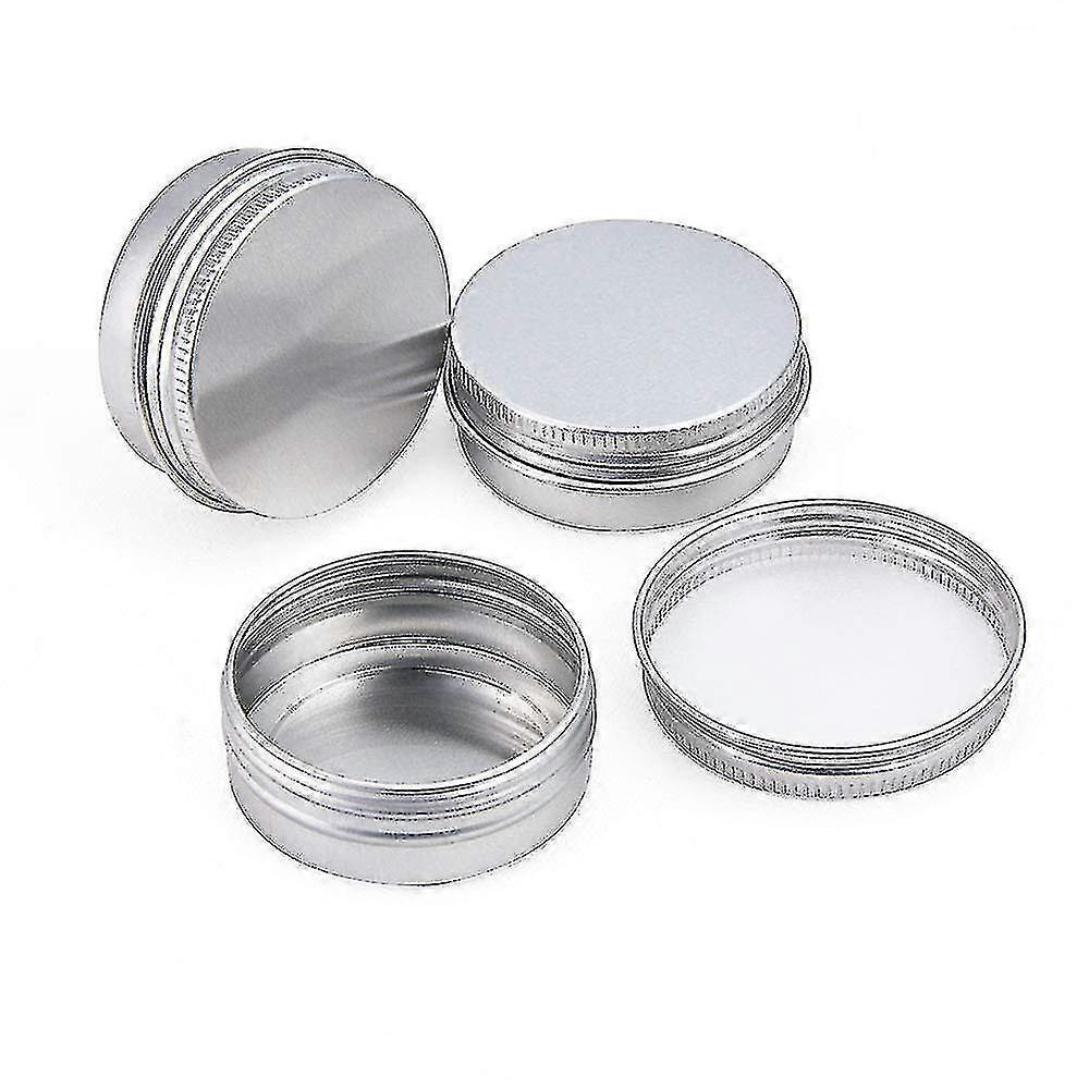 20 Pcs 30ml Aluminum Tin Jars, Round Aluminum Tin Cans Cosmetic Containers