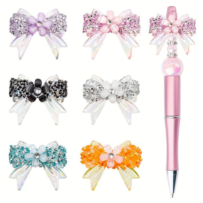 Butterfly Knot Sticker Diamond Pen Bead Handmade DIY Jewelry Phone Chain Keychain Accessories