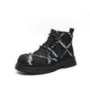 Men's Cross-Border Martin Boots: Thick Sole, Height Increasing, Fashionable & Versatile Casual Workwear Short Boots.