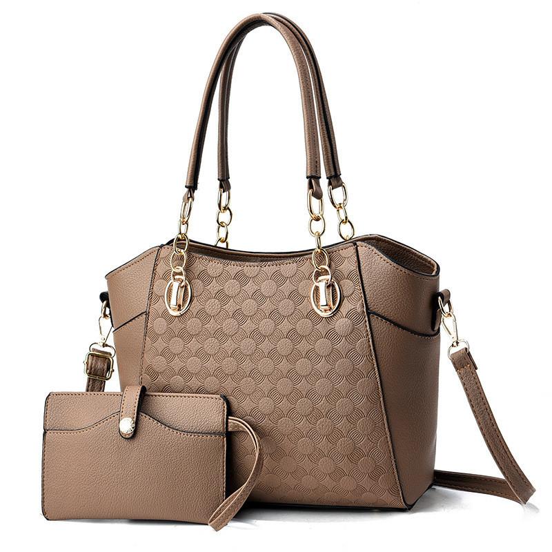 2023 New Style Mother And Child Bag Autumn And Winter Pu Leather Large Capacity Tote Bag Women Chain Shoulder Bag