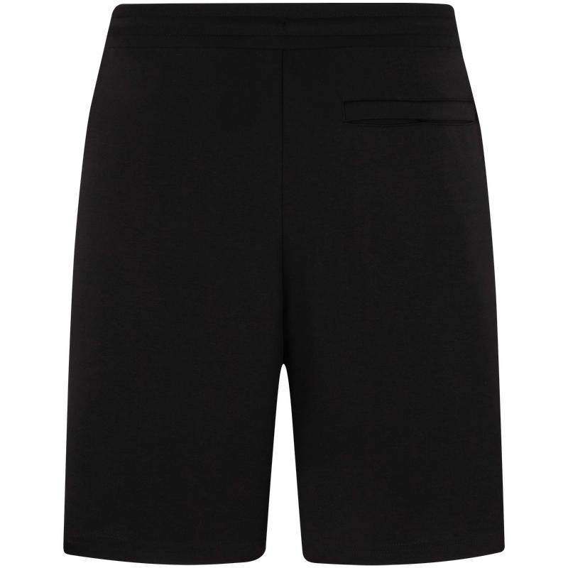 Calvin Klein Drawstring Waist Minimalist Embroidered Commuter Knit Casual Shorts Men Shorts Space-Black J326348
