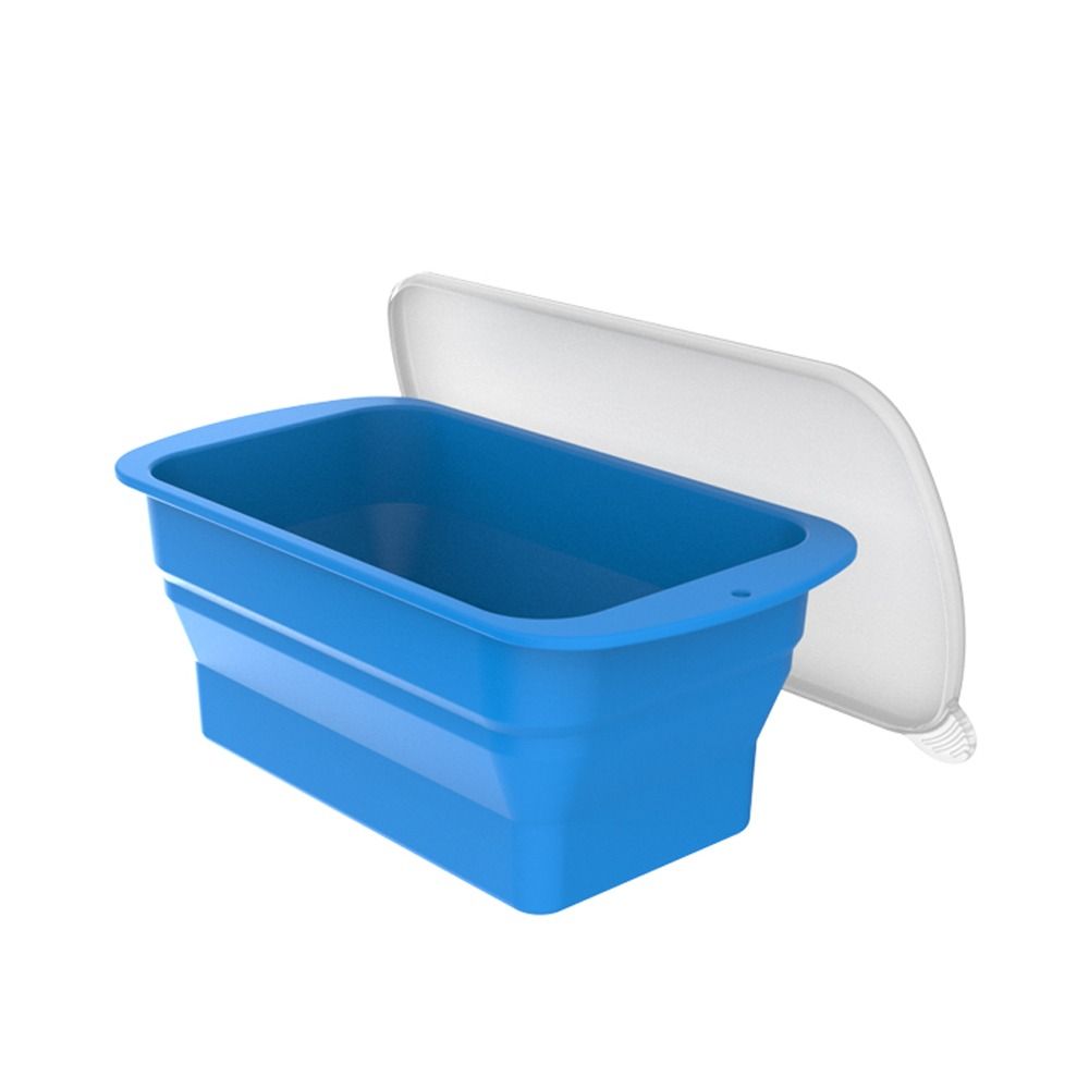 Extra Large Large Ice Grid Mould Reusable Silicone Ice Box Foldable Ice Block Mold