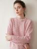 Women's 2025 Cashmere Cable Knit Sweater - Thick, Twisted Pattern, Double-Strand, Autumn/Winter Style