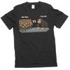 Internetmeme rolig Gorilla vs Män utmaning t-shirt 100 Människa vs 1 gorilla T