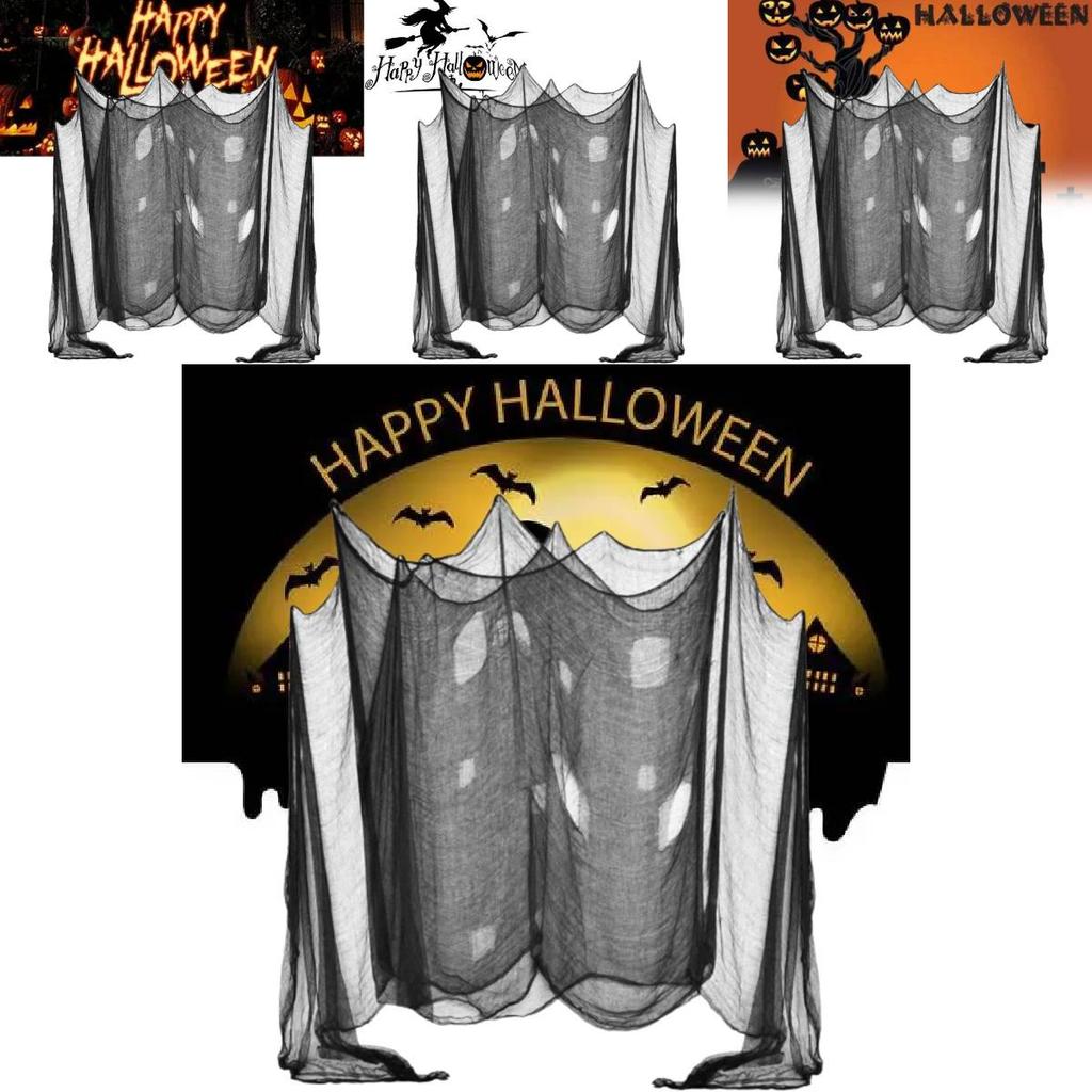 Spooky Halloween Haunted House Decor Gauze Multicolor 2x5m Hanging Props Fabric
