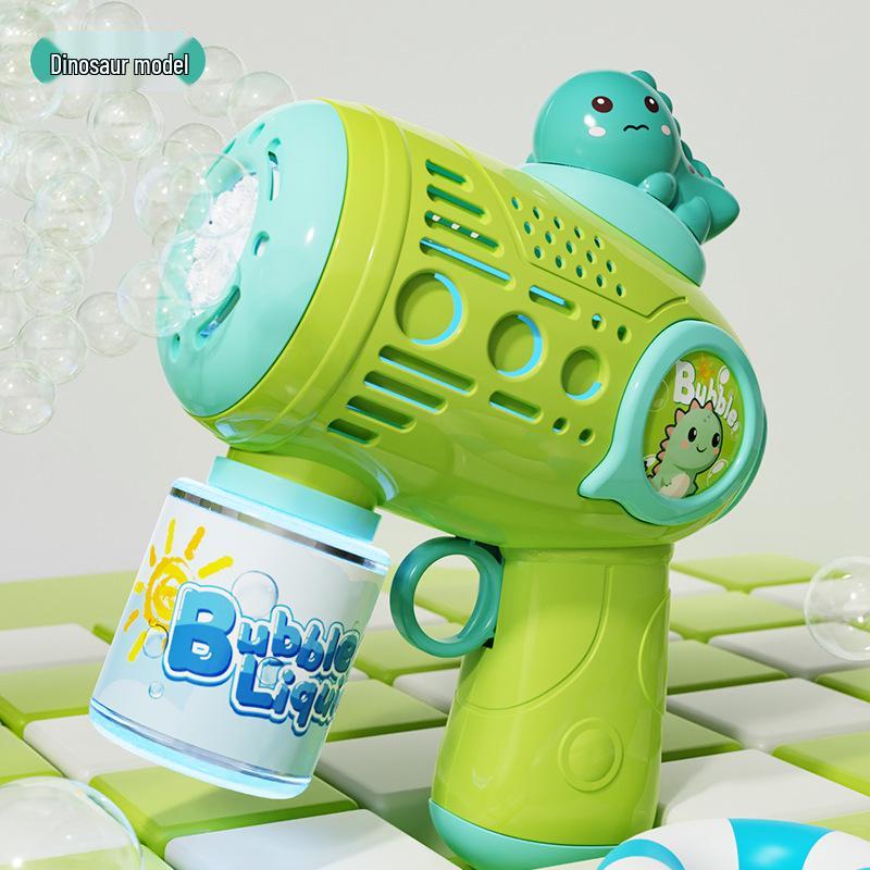 Gatling Bubble Gun: Automatic Electric Handheld Bubble Maker for Kids