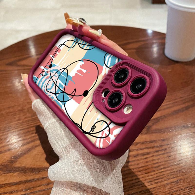 Graffiti Printed Fashion Case Flexible Soft Silicone TPU Shell Full Back Cover for Xiaomi Redmi Samsung Infinix