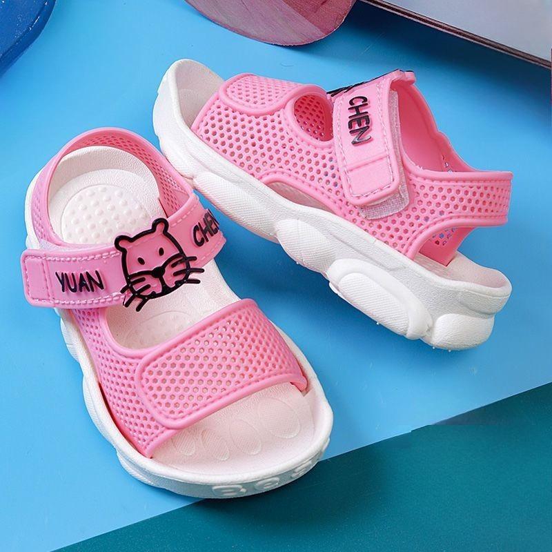 

Cartoon Shoes - Indoor Shoes with Soft Soles, Suitable for Girls, Water-resistant and Slip-resistant Sandals 30-31 рожевий