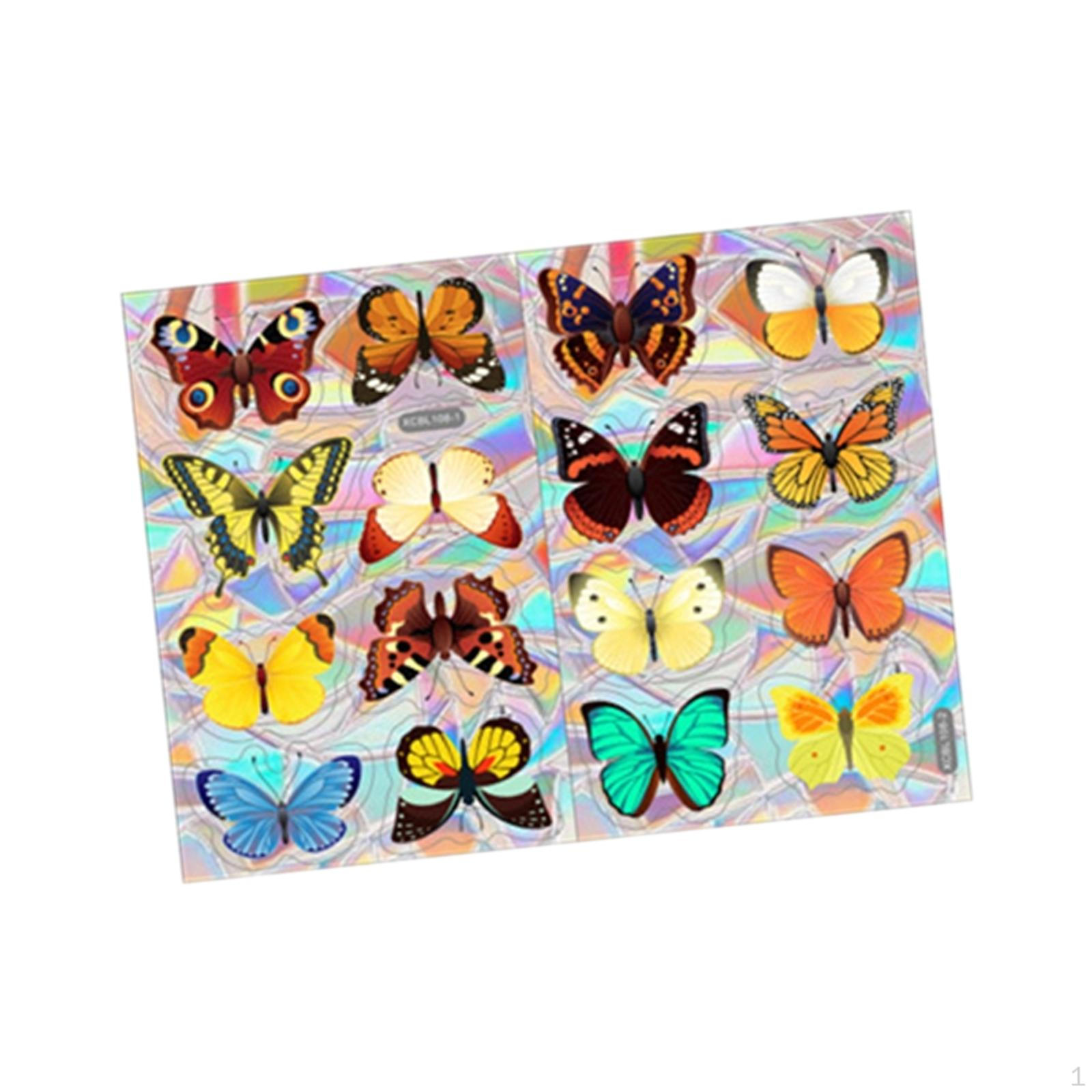 

Радужная пленка для окна, стеклянная наклейка, декоративная наклейка против столкновения с птицами Style B