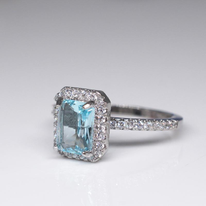 Charm Rings for Women 925 Silver Jewelry with Sapphire Zircon Gemstones Finger Ring Wedding Promise Party Gift Fashion Ornament