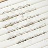 30 PCS Silver Color Geometric Ring Set For Women Vintage Heart Eye Cross Sun And Moon Leaf Charm Finger Ring Female Boho Jewelry