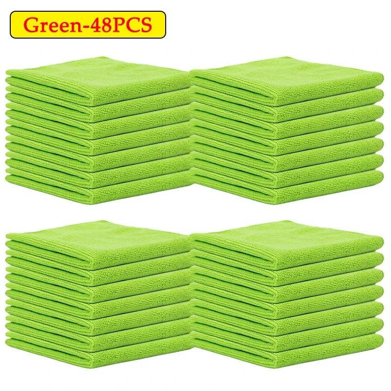 Microfiber Towels Car Wash Drying Polishing Cloth Household Cleaning Kit Detailing Streak Free Lintless Home Cleaning
