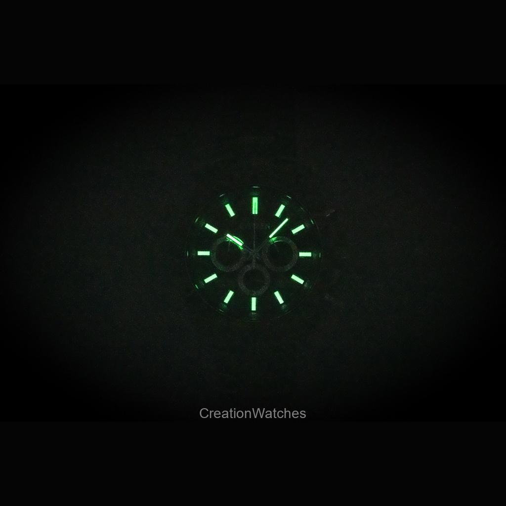 Citizen Chronograph Edelstahl Schwarzes Zifferblatt Quarz AN8230-59E 100M Herrenuhr